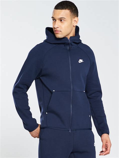 dark blue nike tech suit